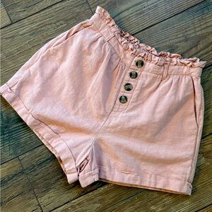 American Eagle Paper-bag Waist Shorts, size Small